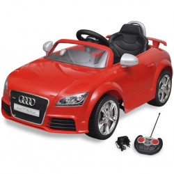 Audi TT RS детска кола с дистанционно управление червена - Детски превозни средства