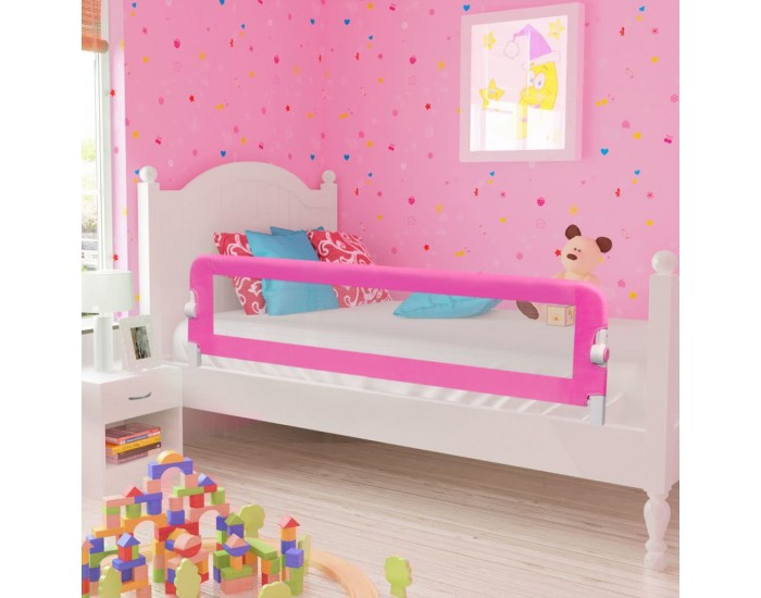 Sonata Ограничител за бебешко легло, 150x42 см, розов -