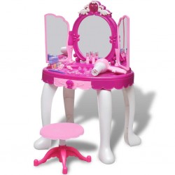Детска тоалетка да игра с 3 огледала, светлини и звуци - Спорт и Свободно време