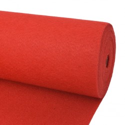 Sonata Изложбен килим, 1x12 м, червен - Килими, Мокети и Подложки