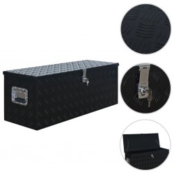 Sonata Алуминиева кутия, 1085x370x400 см, черна - Инструменти