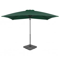 Sonata Градински чадър с преносима основа, зелен - Сенници и Чадъри
