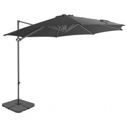 Sonata Градински чадър с преносима основа, антрацит - Сенници и Чадъри