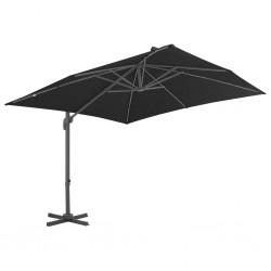 Sonata Градински чадър с преносима основа, антрацит - Сенници и Чадъри
