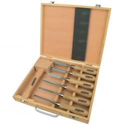 Brüder Mannesmann Комплект инструменти за дърворезба, 7 части, 66107 - Инструменти