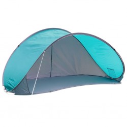 HI Pop-up саморазгъваща се палатка за плаж синя - Спорт и Свободно време