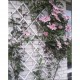 Nature Градинска пергола, 50x150 см, PVC, бяла, 6040701
