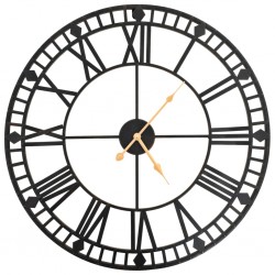 Sonata Винтидж стенен кварцов часовник, метал, 60 см, XXL - Сувенири, Подаръци, Свещи