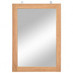 Sonata Огледало за стена, тик масив, 50х70 см - Огледала