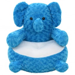 Sonata Плюшена играчка слон, плюш, синя - Детски играчки