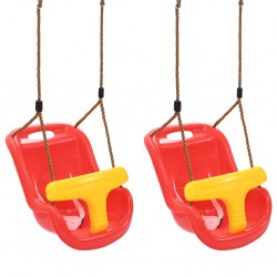 Sonata Бебешки люлки, 2 бр, с предпазен колан, PP, червени - Люлки и Хамаци