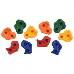 Sonata Камъни за катерене, 10 бр, многоцветен PE - Детски играчки