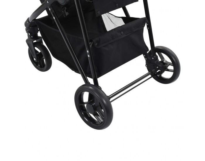 Sonata Детска/бебешка количка 2-в-1, таупе и черно, стомана