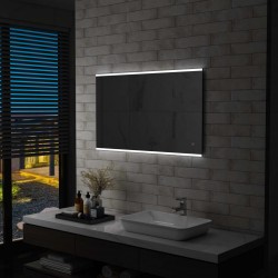Sonata LED стенно огледало за баня със сензор за допир, 100x60 см - Огледала