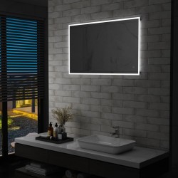 Sonata LED стенно огледало за баня със сензор за допир, 100x60 см - Огледала