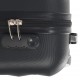 Sonata Твърд куфар с колелца, черен, ABS