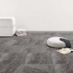 Sonata Самозалепващи подови дъски от PVC, 5,11 м², черни с шарки - Подови настилки