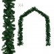 Sonata Коледни гирлянди, 4 бр, зелени, 270 см, PVC