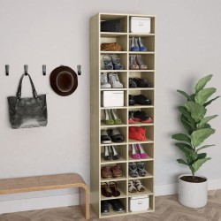 Sonata Шкаф за обувки, дъб сонома, 54x34x183 см, ПДЧ - Шкафове за обувки