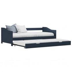 Sonata Рамка за легло разтегателен диван сива борово дърво 90x200 см - Легла