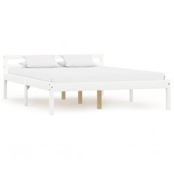 Sonata Рамка за легло, бяла, бор масив, 140х200 см - Легла