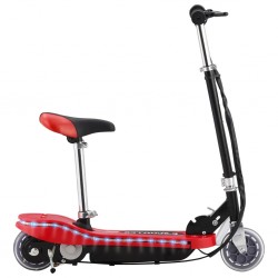 Sonata Електрически скутер със седалка и LED, 120 W, червен - Детски превозни средства