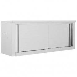 Sonata Кухненски стенен шкаф с плъзгащи врати, 120x40x50 см, стомана - Кухненски шкафове