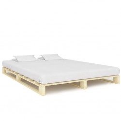 Sonata Палетна рамка за легло, бор масив, 140х200 см - Легла