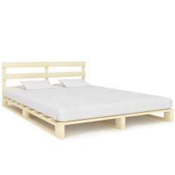 Sonata Палетна рамка за легло, бор масив, 140х200 см - Легла