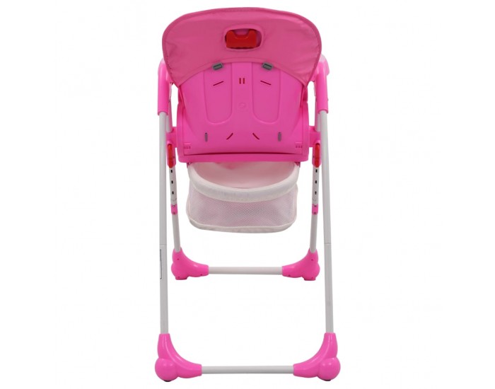 Sonata Високо бебешко столче за хранене, розово и сиво