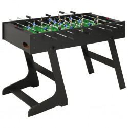Sonata Сгъваема футболна маса, 121x61x80 см, черна - Спортни Игри