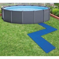 Intex Протектори-подложки за басейни, 8 бр, 50x50 см, сини - Басейни и Спа