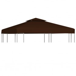 Sonata Двоен покрив за шатра, 310 г/м², 3x3 м, кафяв - Шатри и Градински бараки