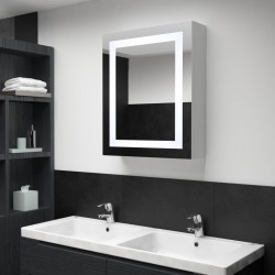 Sonata LED шкаф с огледало за баня, 50x13x70 см - Шкафове за Баня