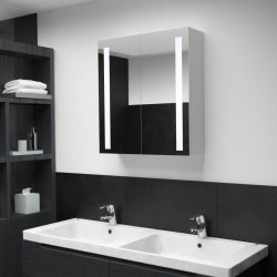 Sonata LED шкаф с огледало за баня, 62x14x60 см - Шкафове за Баня