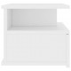 Sonata Нощни шкафчета за стена, 2 бр, бели, 40x31x27 см, ПДЧ