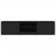 Sonata ТВ шкаф, черен, 140x40x35,5 см, ПДЧ