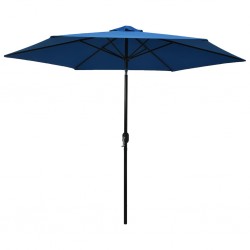 Sonata Градински чадър с метален прът, 300 см, лазурен - Сенници и Чадъри