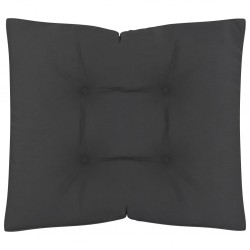 Sonata Палетна възглавница за под, 60x61x10 см, черна - Мека мебел