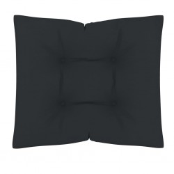 Sonata Палетна възглавница за под, 60x61x10 см, антрацит - Мека мебел