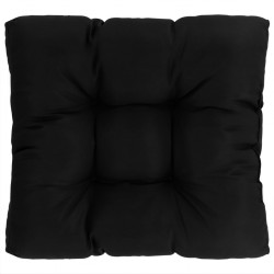 Sonata Градинска възглавница за сядане, черна, 50x50x10 см, текстил - Мека мебел