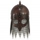 Sonata Викингски военен шлем, антична реплика, ЛАРП, цвят мед, стомана