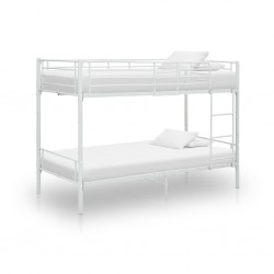 Sonata Двуетажно легло, бяло, метал, 90x200 см - Легла