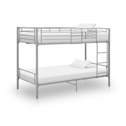 Sonata Двуетажно легло, сиво, метал, 90x200 см - Легла