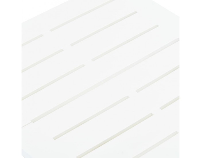 Sonata Сгъваема градинска маса, бяла, 45x43x50 см, пластмаса