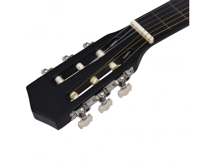 Sonata Комплект класическа китара за начинаещи 8 части черен 1/2 34"