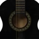 Sonata Комплект класическа китара за начинаещи 8 части черен 1/2 34"