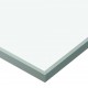 Sonata Плъзгаща врата, ESG стъкло и алуминий, 76x205 см, сребриста