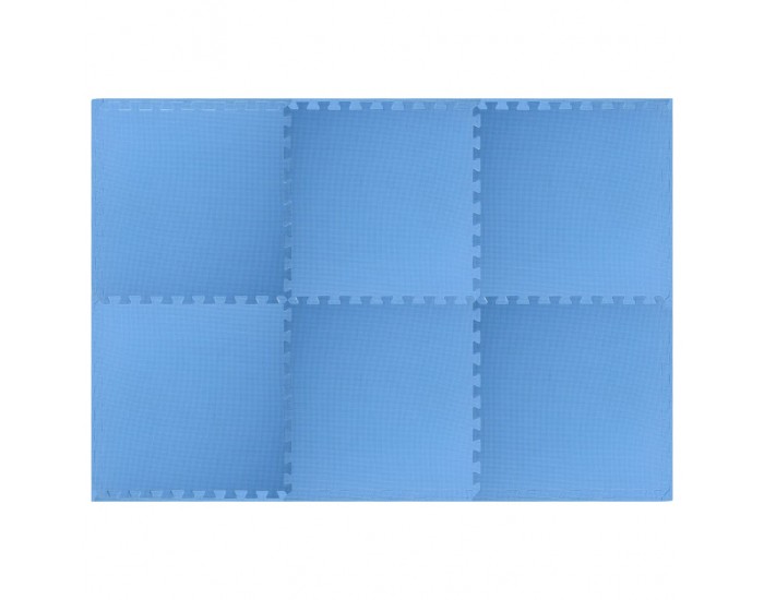 Sonata Постелки за под 6 бр 2,16 м² EVA пяна сини