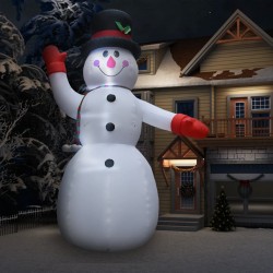 Sonata Коледен надуваем снежен човек с LED IP44 600 см XXL - Сезонни и Празнични Декорации